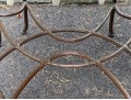 Chinoiserie Faux Bois Gilded Iron And Tole Cocktail Table, Likely Maitland-Smith