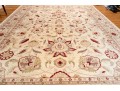 Hand Knotted Wool Oushak Style Carpet, 15'-7