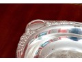 Gorham Brass Two Handled Serving Tray With Tarnish Resistant Silverplated Bowl