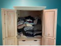 Paint Finished Pine Armoire (paint Project)
