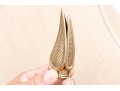 Stylish Gilt Artichoke Form Table Lamp On A Marble Base
