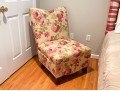 Victorian Chic Floral Upholstered Accent Lounge Chair