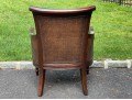 Persnickety British Colonial Style Caned Armchair