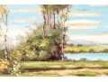 Signed Oil On Canvas Painting, Landscape