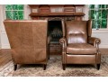 Bernhardt Pair Of Luxurious Reclining Leather Upholstered Lounge Chairs