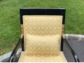 Pair Of Century Furniture. Egyptian Revival Black Lacquered Armchairs