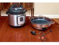Kitchen Lot With Instant Pot And Cuisinart Electric Skillet With Lid