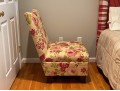 Victorian Chic Floral Upholstered Accent Lounge Chair