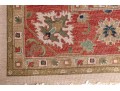 Hand Knotted Wool Flat Weave Indo-Persian Heriz Carpet, 14' X 10'