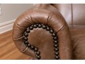 Bernhardt Pair Of Luxurious Reclining Leather Upholstered Lounge Chairs