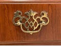 Stunning American Drew Cherry Chippendale Style Media Armoire