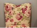 Victorian Chic Floral Upholstered Accent Lounge Chair