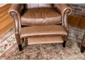 Bernhardt Pair Of Luxurious Reclining Leather Upholstered Lounge Chairs