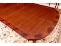 Kindel Furniture Regency Mahogany Double Pedestal Extension Dining Table