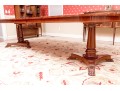Kindel Furniture Regency Mahogany Double Pedestal Extension Dining Table