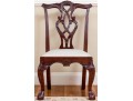 Quality Set Of Eight Mahogany Chippendale Style Dining Chairs