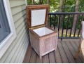 Smith & Hawkin Teak Covered Cooler With Draining Spout