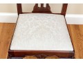 Quality Set Of Eight Mahogany Chippendale Style Dining Chairs
