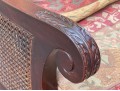 Persnickety British Colonial Style Caned Armchair