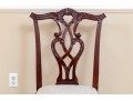 Quality Set Of Eight Mahogany Chippendale Style Dining Chairs
