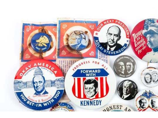 Vintage Presidential & Election Pins