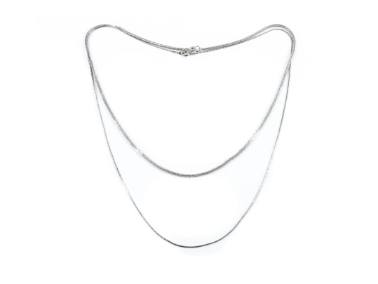 Pair Of Costume Jewelry Metal Chains