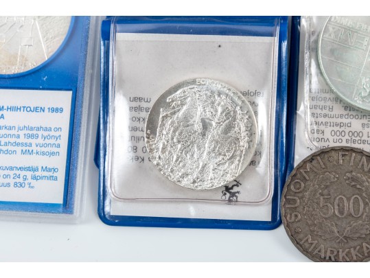 Finnish Mint Commemorative Coins (Contains 0.500 Silver)