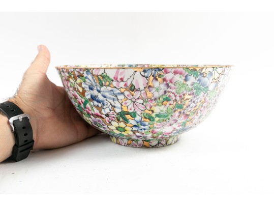 ACF Japan Floral Pottery Bowl