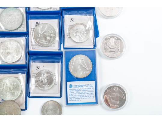 Finnish Mint Commemorative Coins (Contains 0.500 Silver)