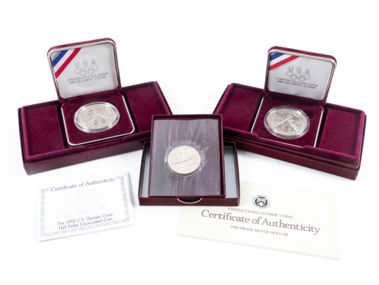 United States Mint Olympic Coins (3 Count)