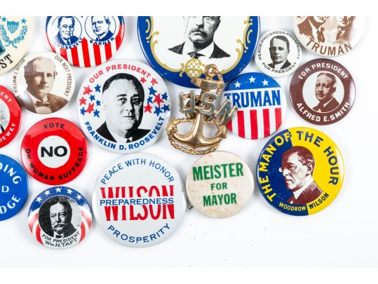Vintage Presidential & Election Pins
