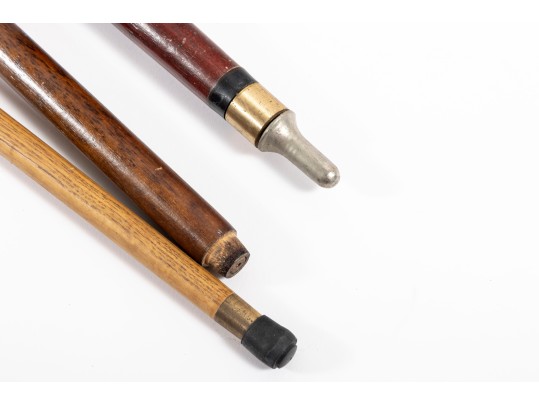 Three Vintage Wood Canes