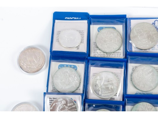 Finnish Mint Commemorative Coins (Contains 0.500 Silver)