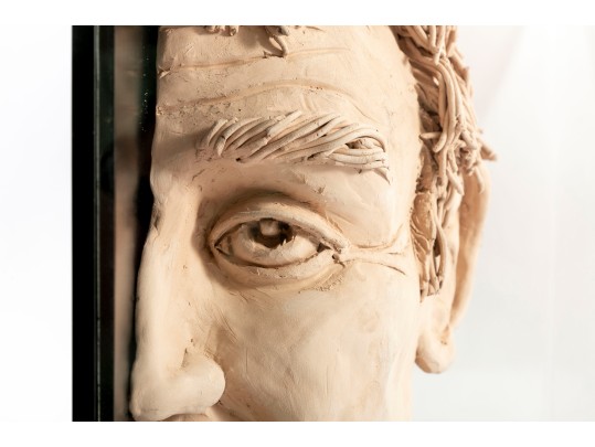 Slip Clay Cutaway Head Sculpture