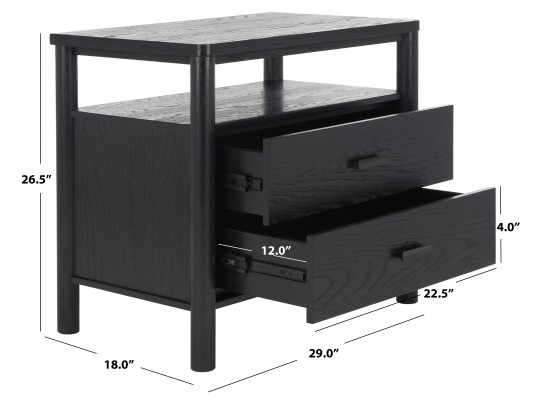 Jaylessa Wood Nightstand