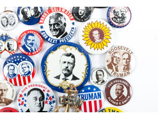 Vintage Presidential & Election Pins