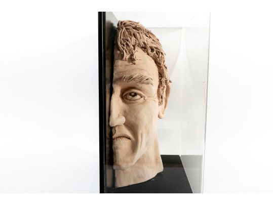 Slip Clay Cutaway Head Sculpture