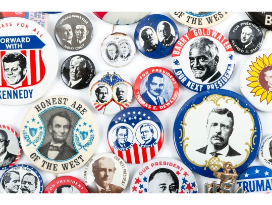 Vintage Presidential & Election Pins