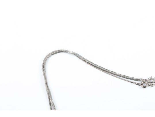 Pair Of Costume Jewelry Metal Chains