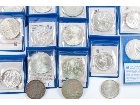 Finnish Mint Commemorative Coins (Contains 0.500 Silver)