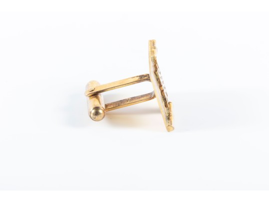 14K Gold Asian Cufflinks