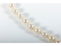 Knotted Cultured Pearl Necklaces, One On A 14k Yellow Gold Clasp