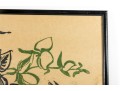 Oil On Rice Paper Belize City Plants Framed Art