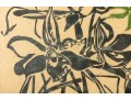 Oil On Rice Paper Belize City Plants Framed Art
