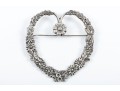 Six Sterling Silver Brooch Pins