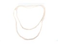 Elegant Warm-White Cultured Pearl Wrap Necklace
