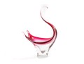 Chalet Canada Cranberry Art Glass Vase