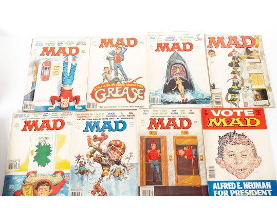 Assorted Vintage MAD Magazines