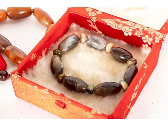 Tibetan Carnelian/Agate Necklaces & Bracelets