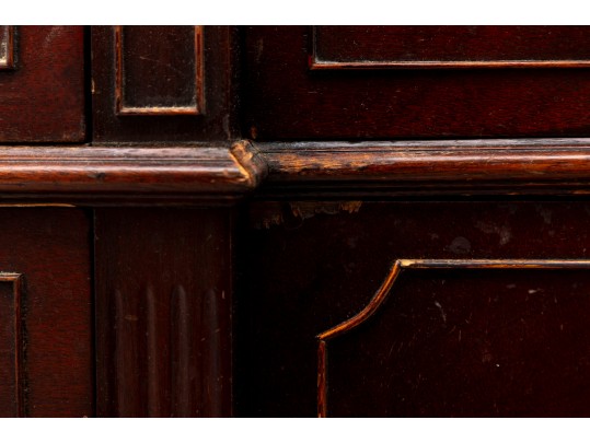 Mahogany China Cabinet & Secretary